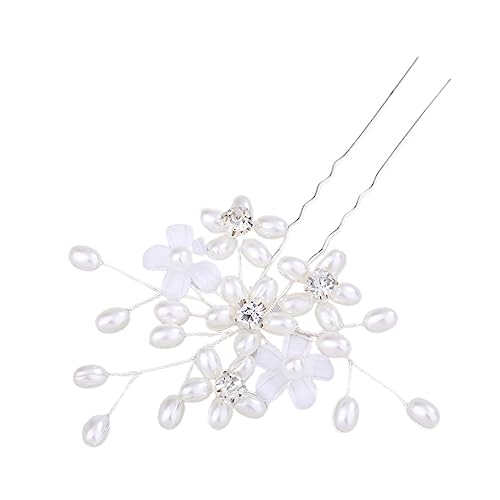 DEARMAMY Hochwertige Braut Haarforke mit Design und Perlen Eleganter Haarschmuck für Hochzeiten und Festliche Anlässe Handgefertigt Kupferdraht Vintage Stil für Damen von DEARMAMY