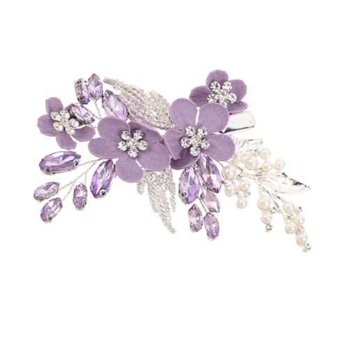 DEARMAMY Hochwertiger Braut Haarclip mit Funkelnden Strasssteinen und Perlen Komfortabel und Sicher Romantisches Blumen Design für Frauen und Mädchen bei Hochzeiten und Feierlichkeiten DEARMAMY Hochwertiger Braut Haarclip mit Funkelnden Strasssteinen und Perlen Komfortabel und Sicher Romantisches Blumen Design für Frauen und Mädchen bei Hochzeiten und Feierlichkeiten von DEARMAMY