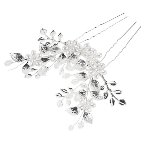 DEARMAMY Hochzeits Haarkamm für Frauen Brautschmuck mit Strass und Kunstperlen Eleganter Haarschmuck für Hochzeiten Abschlussball und Besondere Anlässe von DEARMAMY