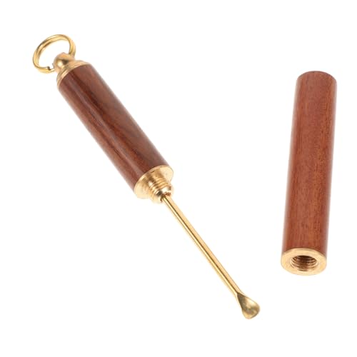 DEARMAMY Hölzerner Ohrstöpsel Ohrenschmalzentferner Löffelgräber Für Ohrenschmalz Ohrenreiniger-set Ohr Löffel Werkzeug Zum Reinigen Von Ohrenschmalz Ohr Reinigung Ohrschaufel Holz Coffee von DEARMAMY