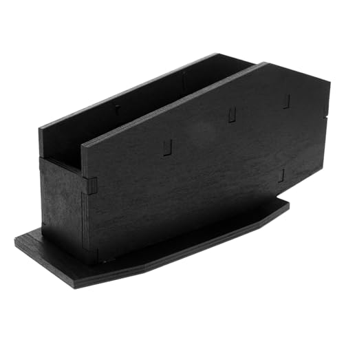 DEARMAMY Holz Stiftebecher Mit Gothic Stil Für Make-up Pinsel Bleistifthalter Schreibtisch-aufbewahrungshalter Organizer Für Stifte Und Kleine Gegenstände von DEARMAMY