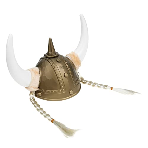 DEARMAMY -ochsenhorn-helm Mit Wikingerornament Für Festival-karneval Cosplay-kostüm Leichtem Material Für Party- Und Fotos Mit Familie Und Freunden von DEARMAMY