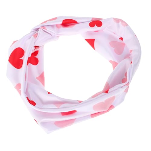 DEARMAMY Laufstirnbänder Für Damen Sport-stirnband Mit Herz-print Weiches Material Und Rutschfestes Design von DEARMAMY