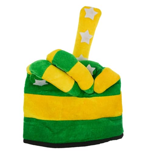 DEARMAMY Irische Kostümmütze Zum St. Patricks Day Festliche Grüne Stylische Mütze Für Erwachsene Und Jungen Und Mädchen von DEARMAMY
