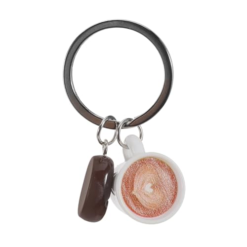 DEARMAMY Mini-kaffeebohnen- Kaffee-Thema Schlüsselanhänger Für Tasche Geldbörse Dekorativer Schlüsselanhänger Für Männer Und Frauen von DEARMAMY