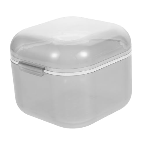 DEARMAMY Kasten Einweichbox Für Nagelkunstwerkzeuge Nagelreiniger Bohrerbehälter Bohrer-organizer-etui Halter Für Nagelbohrer Koffer Für Nagelbohrer Nagelbithalter Plastik Black von DEARMAMY