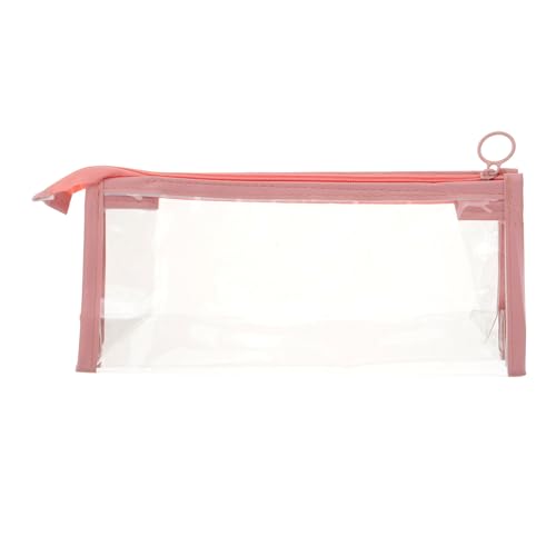 DEARMAMY Klare Make-Up-Tasche Klare Kulturbeutel Federmäppchen PVC Wasserdicht Tragbar Make-Up-Reisetasche Transparente Kosmetiktasche Mit Reißverschluss Für Damen Und Herren von DEARMAMY
