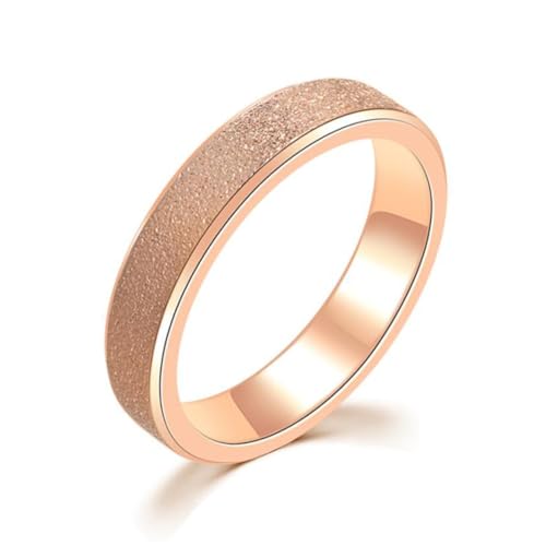 DEARMAMY Eleganter Damenring Und Paarring Aus Titanstahl Mattierter Fingerring Für Frau Und Mann Exquisiter Schmuck Für Hochzeit Party Und Jeden Anlass DEARMAMY Eleganter Damenring Und Paarring Aus Titanstahl Mattierter Fingerring Für Frau Und Mann Exquisiter Schmuck Für Hochzeit Party Und Jeden Anlass von DEARMAMY