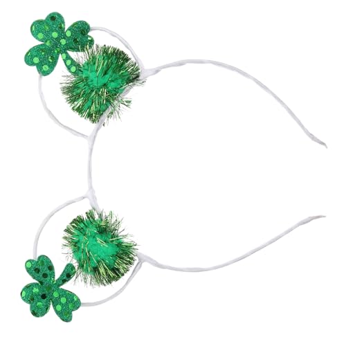 DEARMAMY Klee Haarschmuck Stirnbänder St. Patricks Day Kostüm st patricks day hut fasching kopfbedeckung fastnacht kopfbedeckung Haarband St. Patricks Stirnband Masse Plastik von DEARMAMY