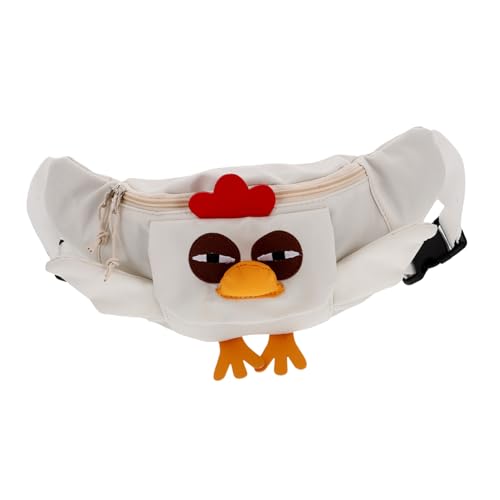 DEARMAMY Kleine Brusttasche Mit Tiermotiv Snacktasche Süßigkeitentasche Originelle Geldbörse Modische Hüfttasche Für Damen Leichte Hüfttasche Süßigkeitentasche Plüschgriff Spiegel von DEARMAMY