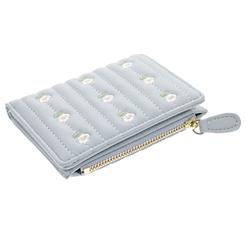 DEARMAMY Kleine Geldbörse Für Damen Mit Schlüsselanhänger Zipper Münzbeutel Tragbares Kartenetui Handliches Portemonnaie Für Party Shopping Und Alltag von DEARMAMY