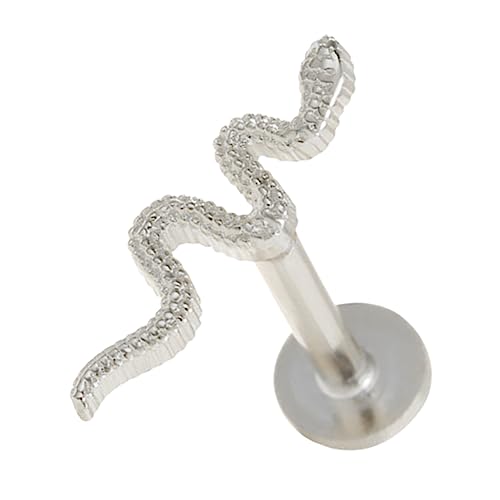 DEARMAMY Kleine Schlangen Ohrstecker Piercing Studs für Damen Knorpel Ohr Schmuck Alltag Party von DEARMAMY