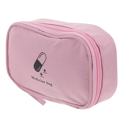 DEARMAMY Kleine Tragbare Medikamententasche Mit Reißverschluss Leichte Reiseorganizer-Tasche Aus Wasserdichtem Material Für Camping Wandern Und Unterwegs von DEARMAMY
