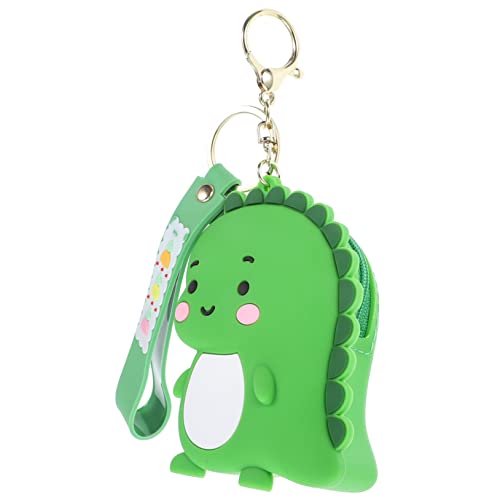 DEARMAMY Kleines Dinosaurier-geldbörse Karte Schild Ornamente Karikatur Webstuhl Buchstabenperlen Kette Schlüssel Mini Auto Stern Bausatz Armbänder Hängend Herstellung Luft Kieselgel Green von DEARMAMY