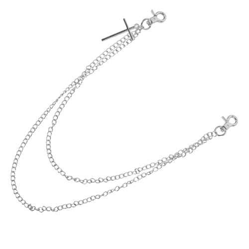 DEARMAMY Klobige Halsketten Legierung Hosenkette Unisex Punk Hosenketten Punk Mehrschichtige Kette Hosenkette Mehrschichtige Jeans Taillenkette Damen von DEARMAMY