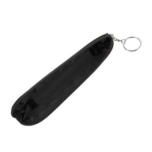 DEARMAMY Stiftetasche Aus Pu-Leder Mit Reißverschluss Federmäppchen Für Damen Und Mädchen Kleines Federmäppchen Zur Aufbewahrung Von Stiften Und Schreibwaren Praktischer Organizer Für Colle von DEARMAMY