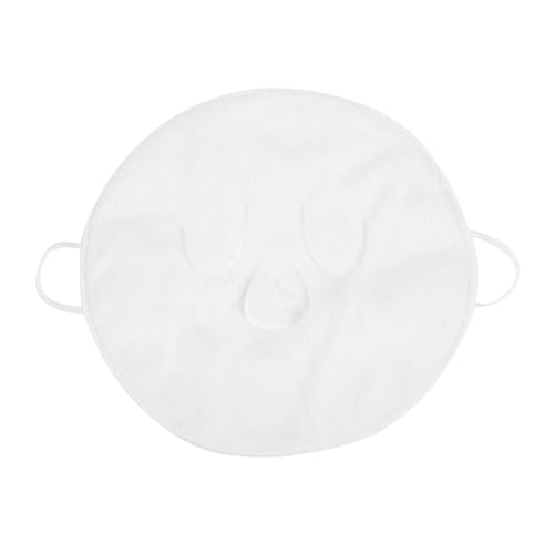 DEARMAMY Korallenfleece Gesichtsmaske Wiederverwendbar für Heiße und Kalte Kompressen Atmungsaktiv Größe für Zuhause oder Schönheitssalon von DEARMAMY