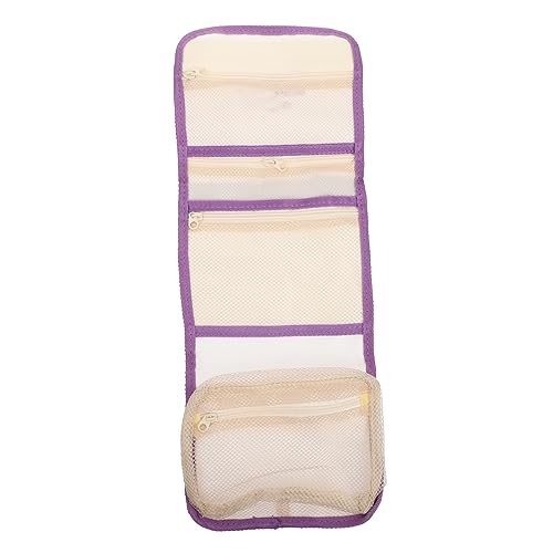 DEARMAMY Kosmetiktasche Faltbare Schminktasche mit Cartoon Design für Damen Praktischer Organizer für Reisen für Kosmetik Schreibwaren und Persönliche Utensilien von DEARMAMY