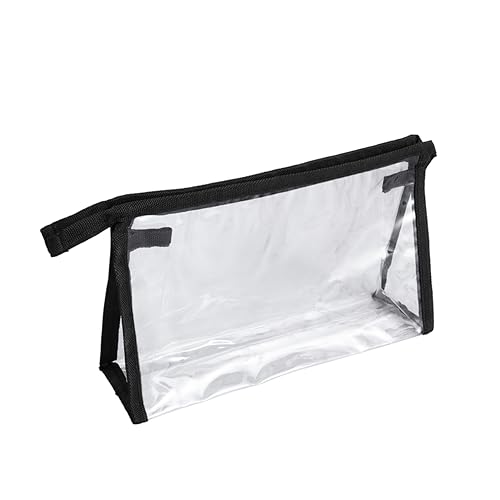 DEARMAMY Kosmetiktasche Frauen Reisen Bausätze Toilettenartikel Bausatz Cosmetic Bag kosmetikbeutel makeupbag travel Makeup Bag geldbrse Klarer Kosmetikkoffer Klarer Make -up -Tasche Black von DEARMAMY