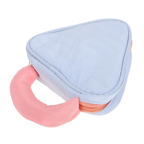 DEARMAMY Kosmetiktasche Mit Großem Fassungsvermögen Make-up-Taschen-Organizer Reise-Make-up-Tasche Süße Schminktasche Klare Make-up-Taschen Make-up-Tasche Reisen Polyester Sky-Blue von DEARMAMY