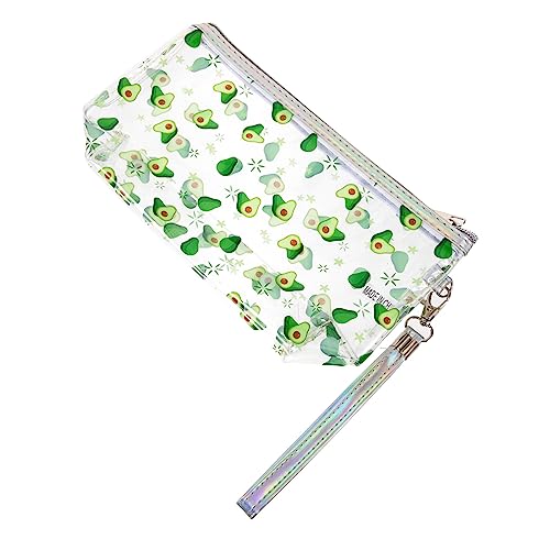 DEARMAMY Make Up Tasche für Damen Reise Kosmetiktasche Transparent Organizer Kulturbeutel mit Reißverschluss Tragbare Aufbewahrungstasche für Make Up für Reisen und Zuhause von DEARMAMY