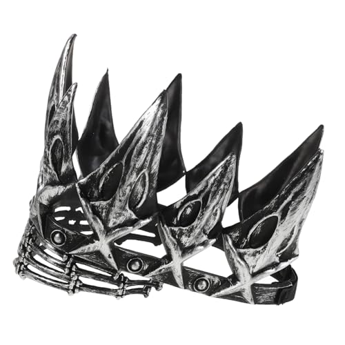 DEARMAMY Einzigartige Gothic Dekorative Krone Cosplay Party Kopfbedeckung Herren Vintage Krone von DEARMAMY