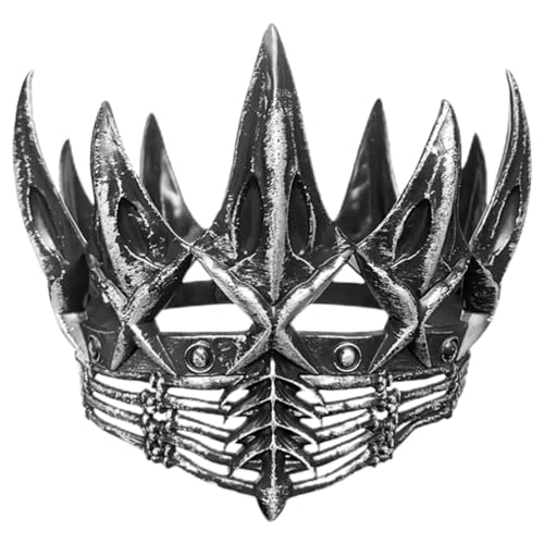 DEARMAMY Krähenkrone Hexerkostüm Kronen Krone Halloween Krähenkrone Krähenkrone Festzug Tiara für Krone für Erwachsene Krone von DEARMAMY