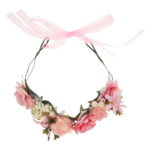 DEARMAMY Kranz Haarschmuck haarring hair loop haar deko headpiece Damen Haarreif Blumenkranz Feen-Accessoires für Frauen Blumenkrone Blumenstirnbänder Fee Kopfschmuck Feenkrone Polyester DEARMAMY Kranz Haarschmuck haarring hair loop haar deko headpiece Damen Haarreif Blumenkranz Feen-Accessoires für Frauen Blumenkrone Blumenstirnbänder Fee Kopfschmuck Feenkrone Polyester von DEARMAMY