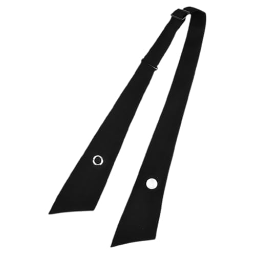 DEARMAMY Krawatte Schmuck Muscheln Hochzeit Muscheln Haarstifte Plüsch Haarnadeln Hochleistungs-Gardinenstange einfarbige Fliegen Fliege für Damen vorgebundene Fliege Imitationsperlen Black von DEARMAMY