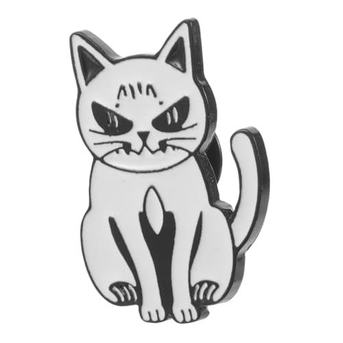 DEARMAMY Kreative Katzenbrosche aus Langlebiger Legierung Einzigartiges Design Vielseitig als Anstecker für Rucksack Kleidung Modisches Accessoire für Damen und Mädchen von DEARMAMY