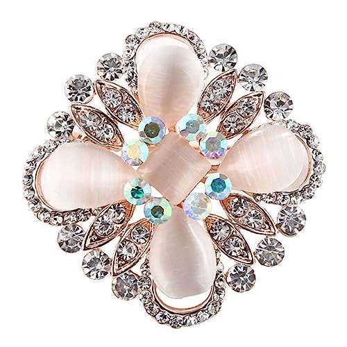 DEARMAMY Kreuz Brosche Frauen Braut- Teenager Schmuck Broschenabzeichen Aus Strass Favorisieren Pullover Strass Brosche Broschenclip Aus Strass Blumenstrauß Strassbrosche Legierung (eisen) von DEARMAMY