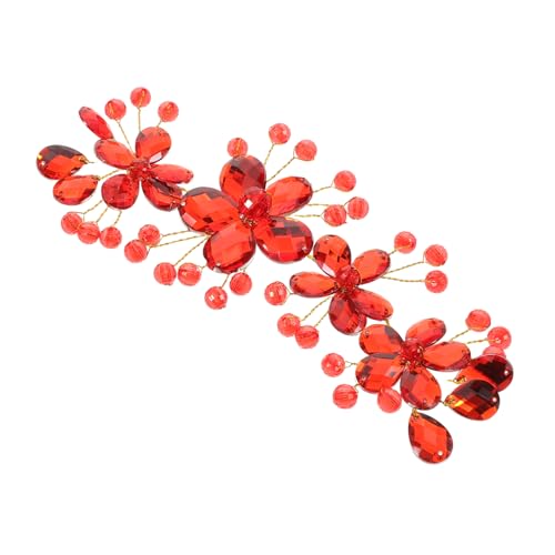 DEARMAMY Blumenhaarbänder Für Braut Blumenranken Zur Hochzeit Brautschmuck Kopfschmuck Für Brautjungfern Haarschmuck Für Hochzeit Brautstirnbänder Blumenstirnband Haarranken Für von DEARMAMY