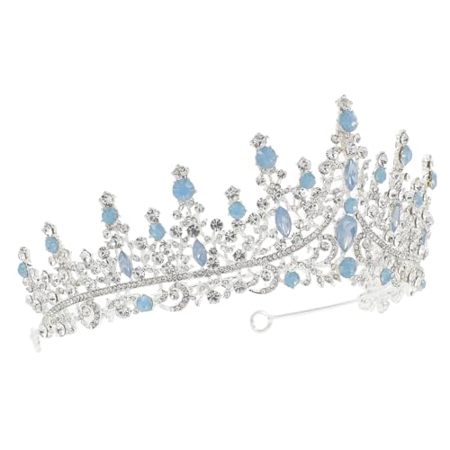 DEARMAMY Kristall Kopfschmuck Haarband Tiara Hochzeit Brautkrone Abschlussballkronen Krone Für Die Braut Hochzeitskrone Stirnband Brautkrone Brautkrone Stirnband Brauthaar DEARMAMY Kristall Kopfschmuck Haarband Tiara Hochzeit Brautkrone Abschlussballkronen Krone Für Die Braut Hochzeitskrone Stirnband Brautkrone Brautkrone Stirnband Brauthaar von DEARMAMY