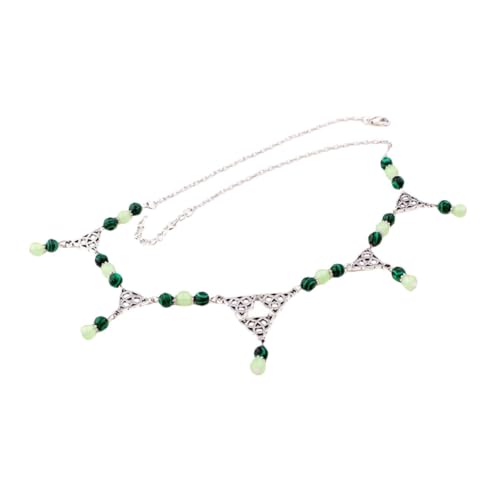 DEARMAMY Kristallhaarzubehör Kette Gothic-Accessoires Haarzubehör für Mädchen Stirnbänder für Mädchen Maskerade-Accessoires für Frauen Kopfschmuck Kostüm Halloween -Haarzubehör Legierung von DEARMAMY