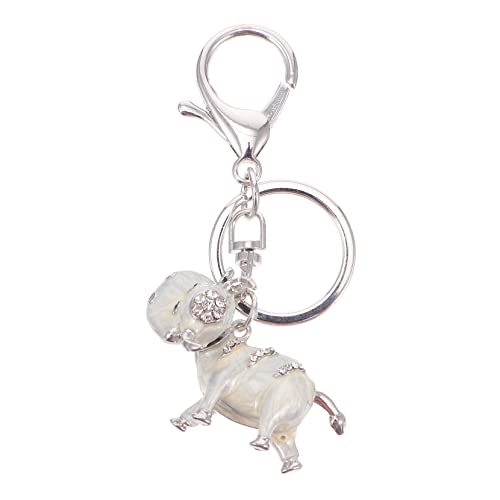 DEARMAMY Modischer Schlüsselanhänger Mit Kuh- Strass- Tier-schlüsselanhänger Süß Für Tasche Geldbörse Accessoire von DEARMAMY