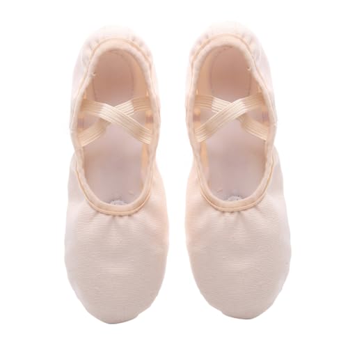 DEARMAMY Lecklose Yoga -Schuhe Yogaschuhe zum Tanzen Ballettschuhe für Mädchen Ballettschuhe für Damen -Frauen Taschenschuhe Tanzschuhe Rosa von DEARMAMY