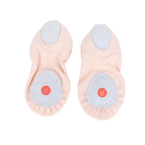 DEARMAMY Lecklose Yoga -Schuhe Zehe Ballerinas Ballettschuh Tanzschuhe Für Mädchen Balletttanzschuhe Tanzen Wohnung Taschenschuhe Rosa von DEARMAMY