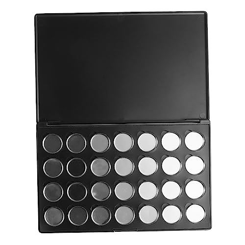 DEARMAMY 28löcher Leere Magnetische Lidschattentafel Für Damen Kosmetikhalter Make-up-behälter Geeignet Für Puder Und Foundation Leichte Große Schale Aus Langlebigem Kunststoff Mit von DEARMAMY