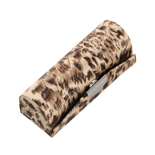 DEARMAMY Lippenstiftetui Mit Spiegel Und Leopardenmuster Aufbewahrungsbox Für Kosmetik Organizer-Tasche Für Handtasche Reiseetui Für Damen Frauen Und Mädchen von DEARMAMY