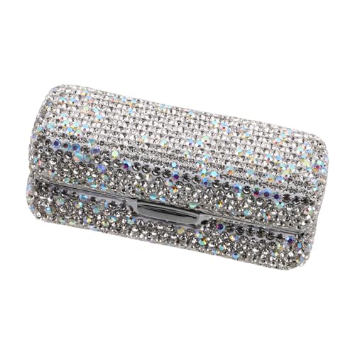 DEARMAMY Lippenstiftetui Mit Spiegel Organizer Für Make-up-behälter Aufbewahrungsbox Für Lipgloss Tragbar Für Reisen Passt in Handtasche von DEARMAMY