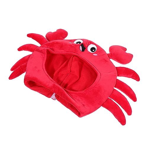 DEARMAMY Lustiger Krabben Hut üsch Krabben Kopfbedeckung Für Partys Cosplay Und Festlichkeiten Perfekte Krabben ütze Für Halloween Und Karneval von DEARMAMY