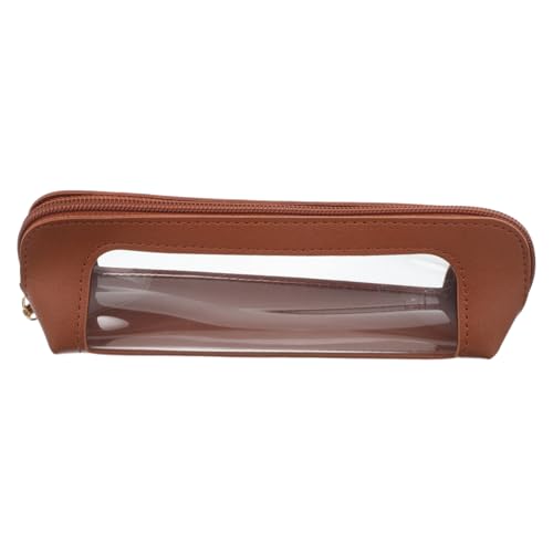 DEARMAMY Make-up Pinsel Aufbewahrungstasche Transparent Reise Make-up Pinsel Organizer Mit Glattem Reißverschluss Leicht Tragbar Für Kosmetikwerkzeuge Alltag Und Urlaub von DEARMAMY