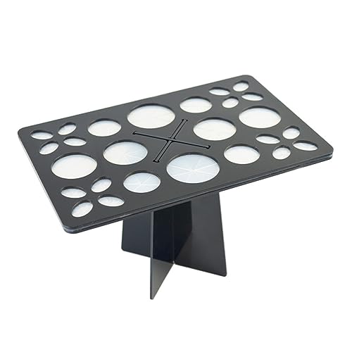 DEARMAMY Make-up-pinsel-trockenständer Faltbarer Pinselhalter Kosmetikregal Abtropfgestell Für Make-up-pinsel Lufttrocknender Make-up-pinsel-organizer von DEARMAMY