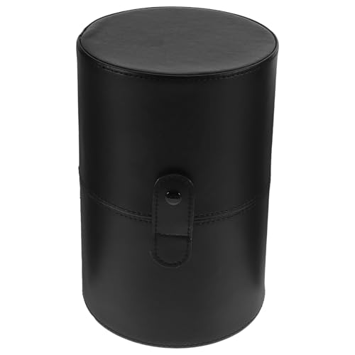 DEARMAMY Make-up-pinselhalter Mit Deckel Make-up-Pinsel-aufbewahrungsetui Aus Pu Travel Make-up-Pinsel-Organizer Für Reisen Kompakter Kosmetikpinselhalter von DEARMAMY