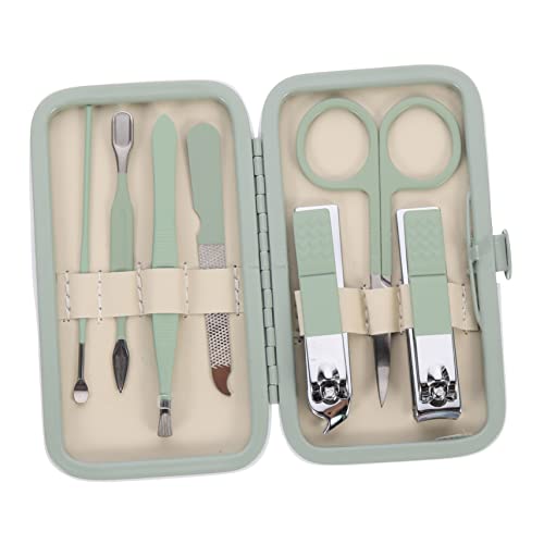 DEARMAMY Maniküre-set Für Haushalt Und Pediküre Mit Nagelknipsern Reiniger Und Abschaber-gabel Kompakt Und Praktisch Für Reisen Und Alltag von DEARMAMY