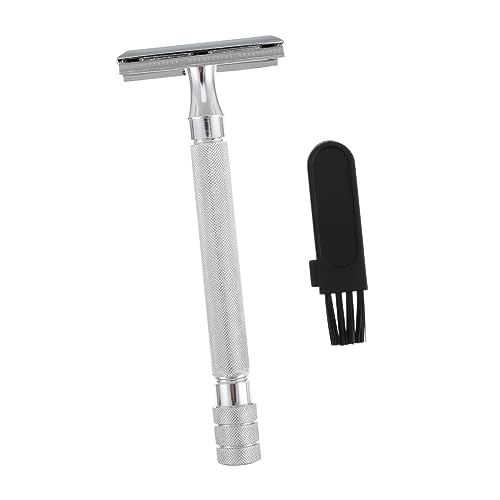 DEARMAMY Manueller Doppelkanten Rasierer Komfortablem Langlebig und Rostfrei für Präzises Rasieren von Gesichtshaaren Einfach zu Reinigen und von DEARMAMY