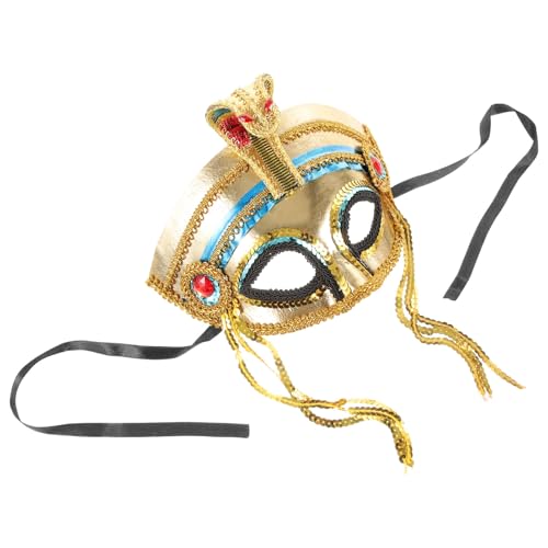 DEARMAMY Masken Maskerade-Maske für Paare einzigartige Maske Kostüm Halloween-Maske Party-Maske halloween masken halloweenmaske hallowen masks Schlangenmaske Maske für Karneval Stoff von DEARMAMY