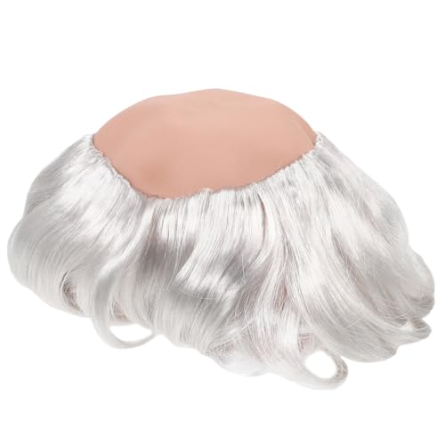 DEARMAMY Mediterraner Kahle Perücke Männliche Perücke Halloween Kostümzubehör Glatze-cap-kostüm Maskerade Perücke Glatze Für Männer Herren -perücken Cosplay Menschliche Haarperücken Vinyl von DEARMAMY