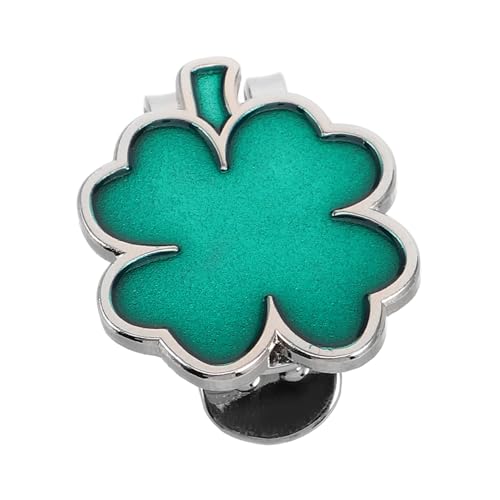 DEARMAMY Metall Golf Cap Clip Marker Einzigartige Kleeblatt Design Golf Marker Golf Zubehör Männer Frauen von DEARMAMY