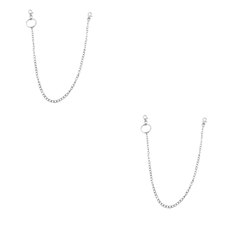 DEARMAMY Metallkörperkette Für Jeans Hosenkette Aus Metall Jeanskette Mit Schlüsselanhänger Taschenkette Für Männer Und Frauen Glatte Oberfläche Ohne Kratzer von DEARMAMY